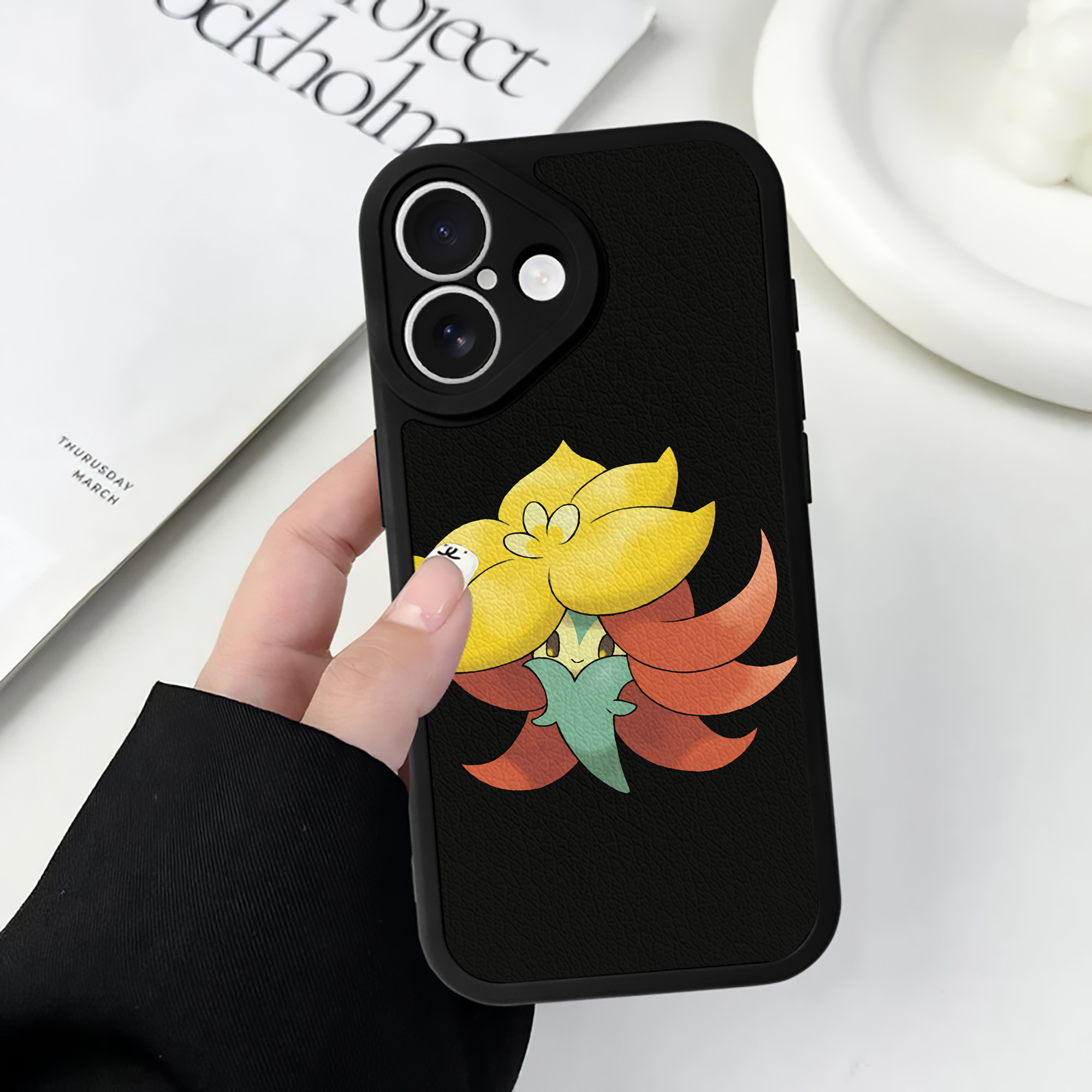 （画像用） ポケットモンスター Pokémon 【iPhone 16シリーズ対応】シリコンスマホケース（レザー調） 材質：シリコン